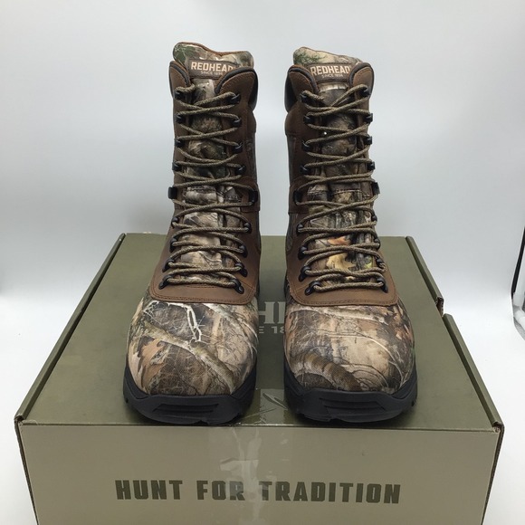 RedHead Expedition Ultra Kanati Hunting Boots 1000g Thinsulate Size 13W Camo NEW main image 5